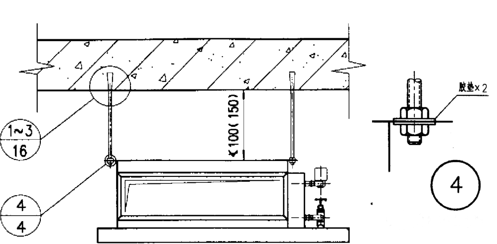 風(fēng)機(jī)盤管安裝技術(shù)要求、示意圖與節(jié)點(diǎn)說(shuō)明