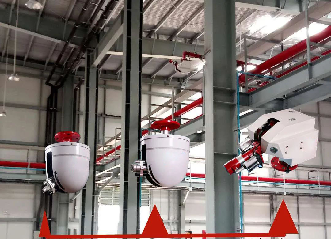 室內設置固定消防炮和自動跟蹤定位射流滅火系統(tǒng)有何不同