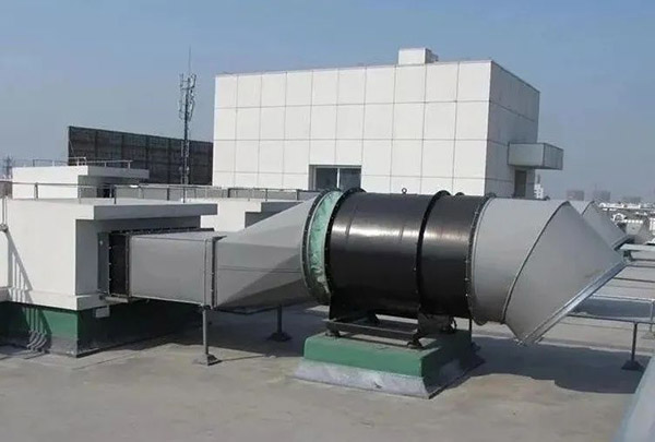 防排煙風機的一個錯誤安裝示例